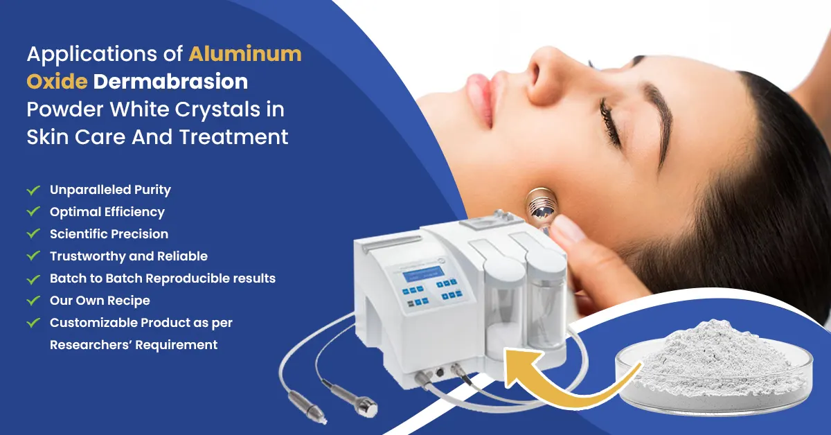 Aluminium Oxide Dermabrasion Powder White Crystals